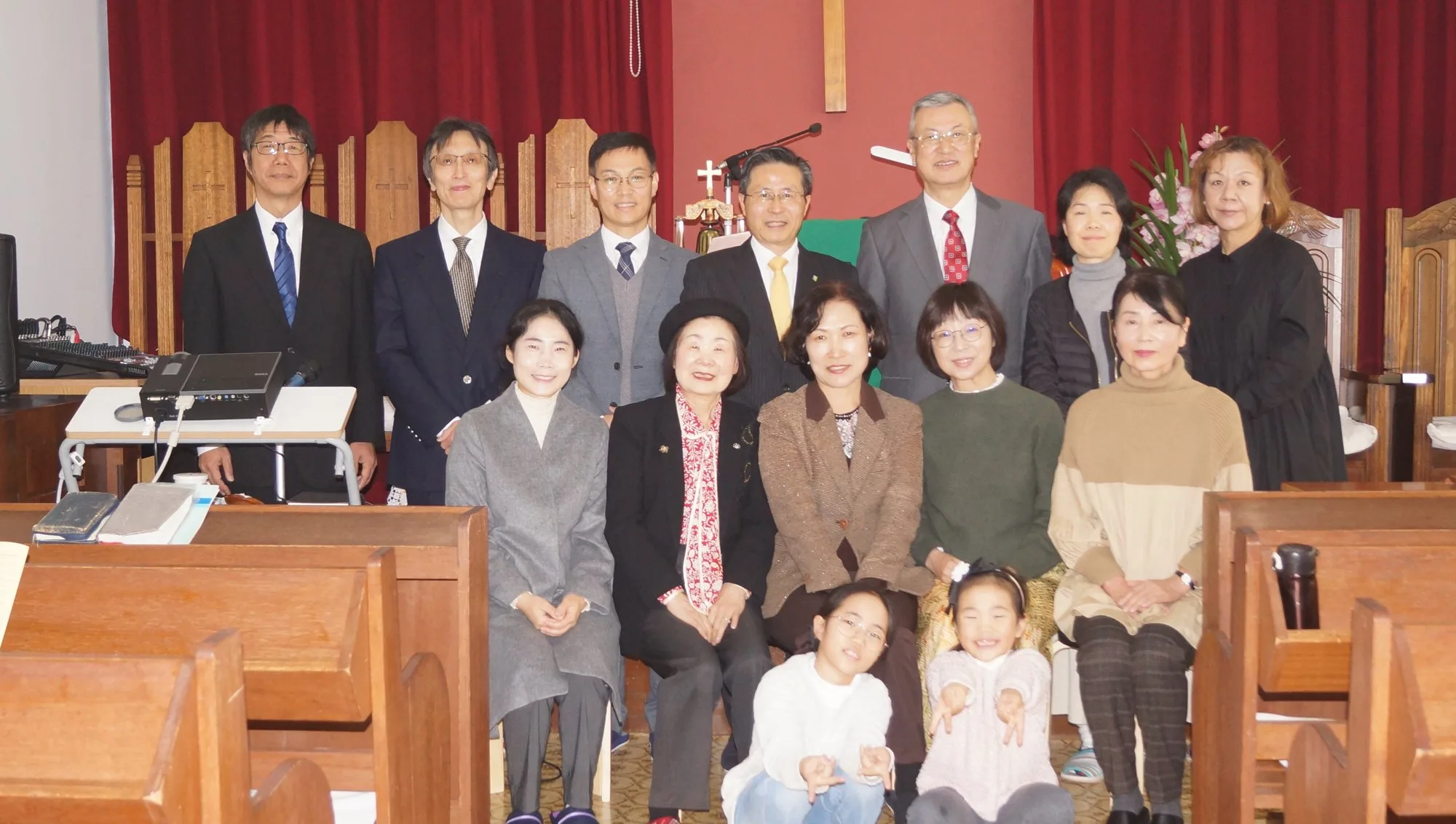 아카시교회 단체 사진