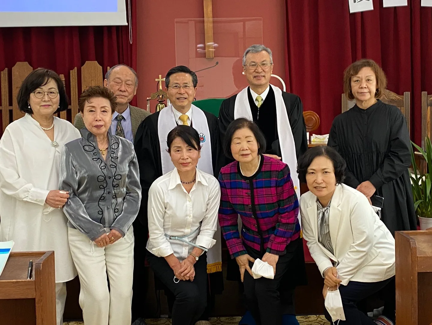 教会に集う皆さん